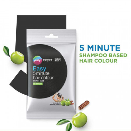 GODREJ EXPERT NATURAL BLACK SHAMPOO BASE 20ML